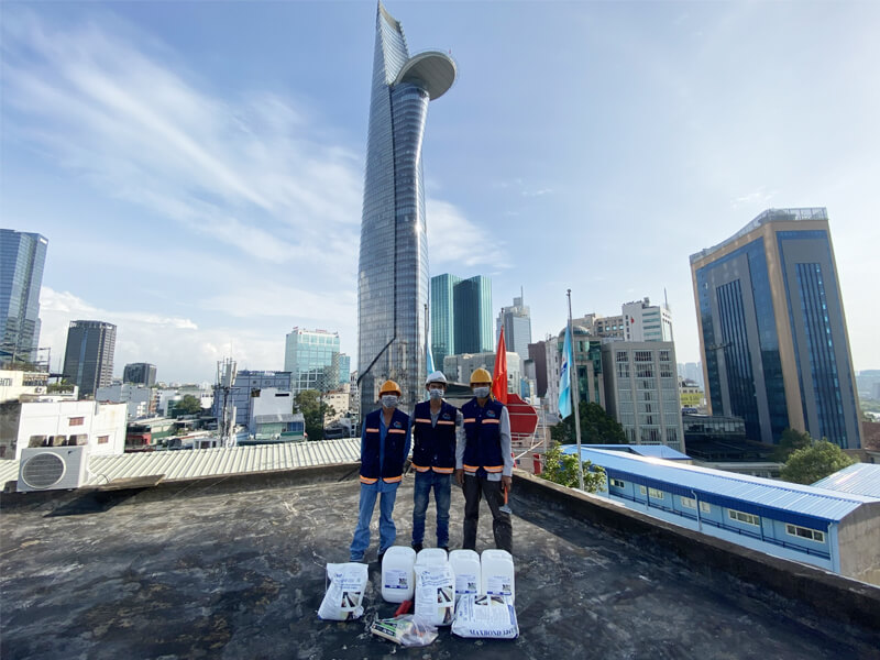 Chống thấm huyện cờ đỏ