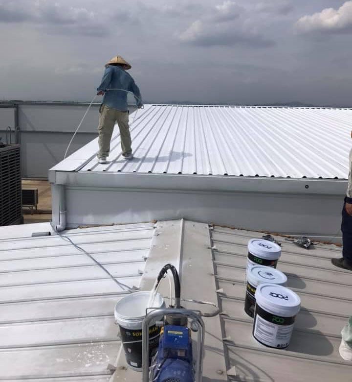 dịch vụ chống thấm dột mái tôn