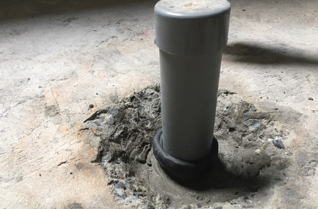 hướng dẫn chống thấm cổ ống xuyên sàn đơn giản tự làm tại nhà