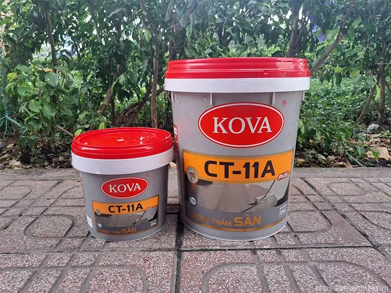 chống thấm ngược bằng sơn Kova 2