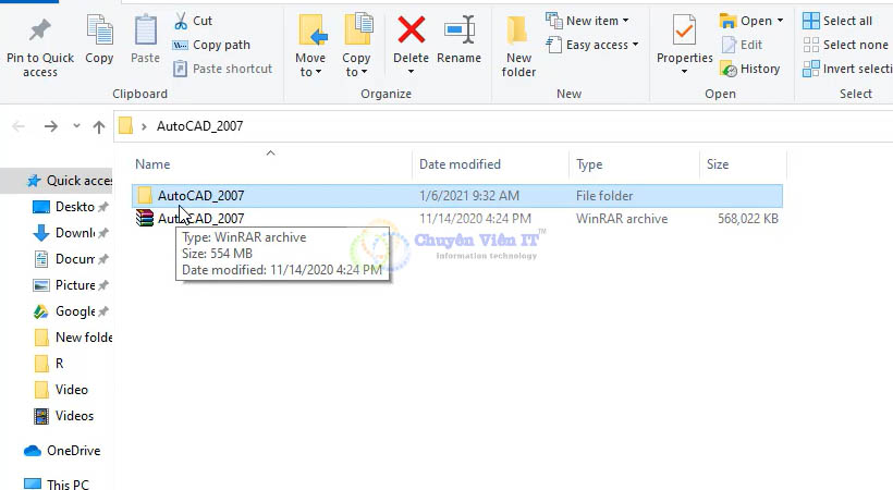 crack autocad 2007 trên win 10