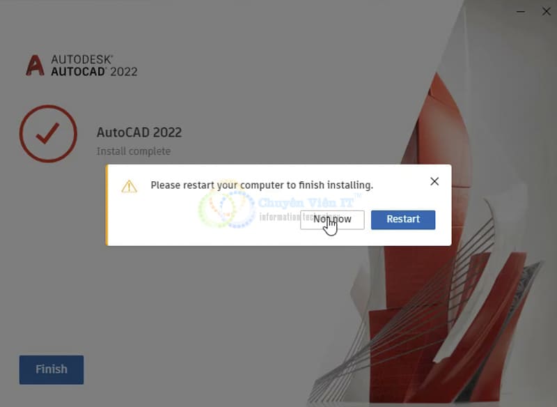 Tiếp theo ta chọn Not Now