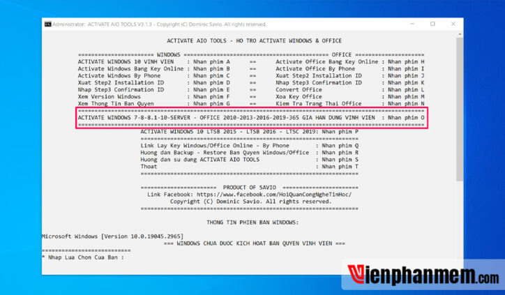 Hướng dẫn crack windows 10 bằng công cụ AIO tool